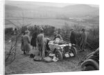MG PB of K Scales getting a push during the MG Car Club Midland Centre Trial, 1938 by Bill Brunell