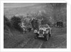 Austin 7 Grasshopper of TH Cole competing in the MG Car Club Midland Centre Trial, 1938 by Bill Brunell
