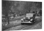 Ford Model B of K Hutchison competing in the Sunbac Colmore Trial, Gloucestershire, 1933 by Bill Brunell