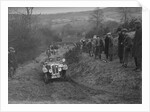 Austin 7 Grasshopper of WH Scriven competing in the MG Car Club Midland Centre Trial, 1938 by Bill Brunell