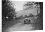 Austin 7 Grasshopper of WH Scriven competing in the MG Car Club Midland Centre Trial, 1938 by Bill Brunell