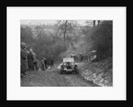 Alvis 12/60 of A Powys-Lybbe competing in the Sunbac Colmore Trial, Gloucestershire, 1933 by Bill Brunell