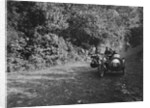 Motorcycle and sidecar of HD Jongs, Brighton and Hove Motor Club Brighton-Beer Trial, 1930 by Bill Brunell