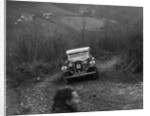 Talbot 14 hp saloon of D Pamphlett, North West London Motor Club London-Gloucester Trial, 1932 by Bill Brunell