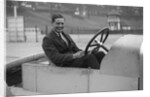 Bertie Kensington Moir in an Aston Martin crude test body, Brooklands, c1921 by Bill Brunell