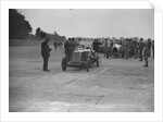 Lea-Francis, Delage and Bentley at a Surbiton Motor Club race meeting, Brooklands, Surrey, 1928 by Bill Brunell