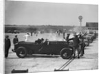 21.5 litre Benz of GK Clowes at a Surbiton Motor Club race meeting, Brooklands, Surrey, 1928 by Bill Brunell