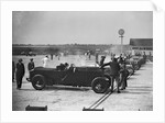 21.5 litre Benz of GK Clowes at a Surbiton Motor Club race meeting, Brooklands, Surrey, 1928 by Bill Brunell