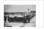 21.5 litre Benz of GK Clowes at a Surbiton Motor Club race meeting, Brooklands, Surrey, 1928 by Bill Brunell
