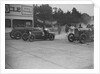 Fiat, Bugatti and Benz competing at a Surbiton Motor Club race meeting, Brooklands, Surrey, 1928 by Bill Brunell