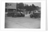 Fiat, Bugatti and Benz competing at a Surbiton Motor Club race meeting, Brooklands, Surrey, 1928 by Bill Brunell