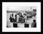 Cars on the start line, Surbiton Motor Club race meeting, Brooklands, Surrey, 1928 by Bill Brunell