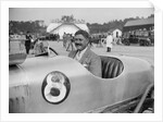 Tiny Scholefield with his Buick at a Surbiton Motor Club race meeting, Brooklands, Surrey, 1928 by Bill Brunell