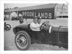 Coppa Florio type Sunbeam of EL Bouts, Surbiton Motor Club race meeting, Brooklands, Surrey, 1928 by Bill Brunell