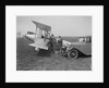 Lea-Francis V type saloon and Blackburn Bluebird aeroplane, c1930 by Bill Brunell