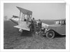 Lea-Francis V type saloon and Blackburn Bluebird aeroplane, c1930 by Bill Brunell