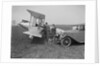 Lea-Francis V type saloon and Blackburn Bluebird aeroplane, c1930 by Bill Brunell