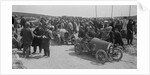 Raymond Mays' Bugatti Brescia and JS Chance's Enfield Allday, Porthcawl Speed Trials, Wales, 1922 by Bill Brunell