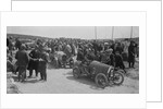 Raymond Mays' Bugatti Brescia and JS Chance's Enfield Allday, Porthcawl Speed Trials, Wales, 1922 by Bill Brunell