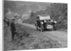 Riley Alpine Six of CJS Montague-Johnson at the MCC Sporting Trial, Litton Slack, Derbyshire, 1930 by Bill Brunell