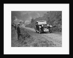 Riley Alpine Six of CJS Montague-Johnson at the MCC Sporting Trial, Litton Slack, Derbyshire, 1930 by Bill Brunell