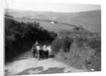 990 cc AJS and sidecar of CF Crossby at the MCC Lands End Trial, Beggars Roost, Devon, 1936 by Bill Brunell