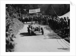 Alfa Romeo competing in the Shelsley Walsh Amateur Hillclimb, Worcestershire, 1929 by Bill Brunell