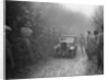 Triumph saloon of CH Lawford competing in the MCC Exeter Trial, 1930 by Bill Brunell