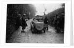 Morris Minor of KC McGuffie competing in the MCC Exeter Trial, Blackhill, Dorset, 1930 by Bill Brunell