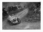 MG PA of RA MacDermid of the Cream Cracker Team competing in the MCC Lands End Trial, 1935 by Bill Brunell
