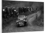 Singer Le Mans of J Eason-Gibson competing in the MCC Lands End Trial, 1935 by Bill Brunell