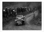 Singer Le Mans of J Eason-Gibson competing in the MCC Lands End Trial, 1935 by Bill Brunell