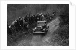 Ford V8 of DJC Palmer competing in the MCC Lands End Trial, 1935 by Bill Brunell