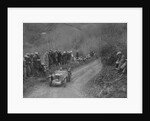 MG PA of Jack Bastock of the Cream Cracker Team competing in the MCC Lands End Trial, 1935 by Bill Brunell