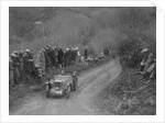 MG PA of Jack Bastock of the Cream Cracker Team competing in the MCC Lands End Trial, 1935 by Bill Brunell