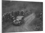 Standard saloon of AJ Borkett competing in the MCC Lands End Trial, 1935 by Bill Brunell