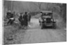 Kittu Brunell watching a Donnet competing in the Sunbeam Motor Car Club Bognor Trial, 1929 by Bill Brunell