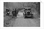 Kittu Brunell watching a Donnet competing in the Sunbeam Motor Car Club Bognor Trial, 1929 by Bill Brunell