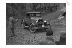 Ford Model A 2-seater of AJ Midgely competing in the Sunbeam Motor Car Club Bognor Trial, 1929 by Bill Brunell
