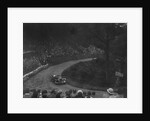 Unidentified open 4-seater car competing in the Shelsley Walsh Hillclimb, Worcestershire, 1935 by Bill Brunell