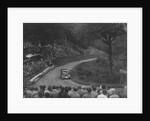 Ford V8 saloon competing in the Shelsley Walsh Hillclimb, Worcestershire, 1935 by Bill Brunell