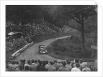 Ford V8 saloon competing in the Shelsley Walsh Hillclimb, Worcestershire, 1935 by Bill Brunell