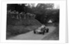 ERA of Raymond Mays competing in the Shelsley Walsh Hillclimb, Worcestershire, 1935 by Bill Brunell