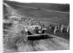 Talbot 105 competing in a motoring trial, Bagshot Heath, Surrey, 1930s by Bill Brunell