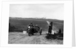 Motorcycle and sidecar competing in a motoring trial, Bagshot Heath, Surrey, 1930s by Bill Brunell