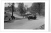 Austin 7 of B Sparrow about to crash, Donington Park Race Meeting, Leicestershire, 1933 by Bill Brunell