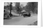Austin 7 of B Sparrow about to crash, Donington Park Race Meeting, Leicestershire, 1933 by Bill Brunell