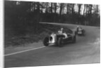 MG Magnette of AA Rigby leading JR Grice's Riley Brooklands at Donington Park, Leicestershire, 1935 by Bill Brunell