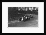 MG Magnette of AA Rigby leading JR Grice's Riley Brooklands at Donington Park, Leicestershire, 1935 by Bill Brunell