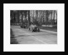 MG Magnette leading a Frazer-Nash Shelsley at Donington Park, Leicestershire, 1930s by Bill Brunell